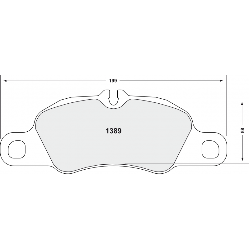 Endurance compound with less wear. Race brake pads - Porsche Boxster / Cayman
981 / 991 / 997
front pad